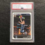2014-15 NBA Hoops #107 Kosta Koufos signed Card Auto 10 PSA Slabbed Grizzlies