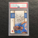 2009-10 Panini Studio Basketball #97 Wilson Chandler Signed Card AUTO 10 PSA Slabbed Knicks