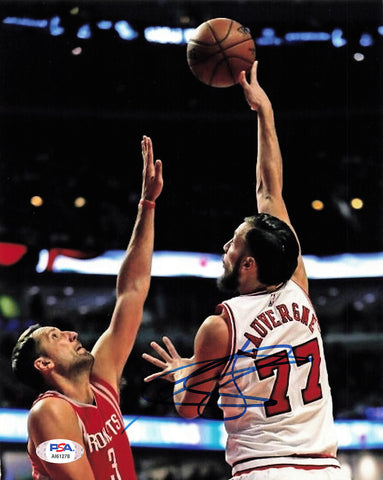 JOFFREY LAUVERGNE signed 8x10 photo PSA/DNA Chicago Bulls Autographed