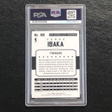 2015-16 NBA Hoops #168 Serge Ibaka Signed Card AUTO PSA Slabbed