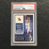 2015-16 Contenders Draft Picks Season Ticket #67 Markieff Morris Signed Card AUTO PSA Slabbed Kansas