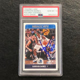 2017-18 NBA Hoops #125 Harrison Barnes Signed Card AUTO 10 PSA Slabbed Mavericks