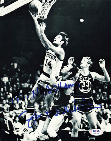 Jon McGlocklin signed 8x10 photo PSA/DNA Milwaukee Bucks Autographed