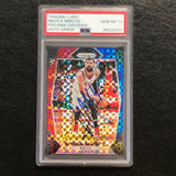 2017-18 Panini Prizm Red White Blue #248 Nikola Mirotic Signed Card AUTO 10 PSA Slabbed Bulls