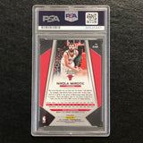 2017-18 Panini Prizm Red White Blue #248 Nikola Mirotic Signed Card AUTO 10 PSA Slabbed Bulls