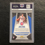 2017-18 Panini Prizm Red White Blue #178 Jon Leuer Signed Card AUTO 10 PSA Slabbed Pistons