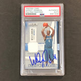 2010-11 Rookies and Stars Longevity #4 Wesley Johnson Signed Relic Card Auto PSA Slabbed