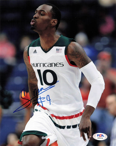 SHELDON McCLELLAN Signed 8x10 Photo PSA/DNA Miami Hurricanes Autographed