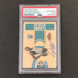 2010-11 Panini Threads #5 Craig Brackins Signed Card AUTO PSA/DNA Slabbed RC Hornets