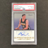 2012-13 Panini Prestige Prestigious Picks #70 Miles Plumlee Signed Rookie Card AUTO PSA Slabbed Pacers