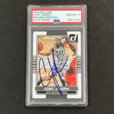 2014-15 Donruss Basketball #126 Cory Joseph Signed Card AUTO 10 PSA Slabbed Spurs