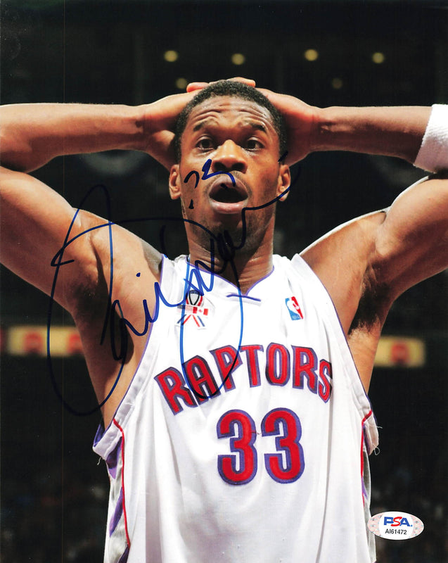 ANTONIO DAVIS signed 8x10 photo PSA/DNA Toronto Raptors Autographed