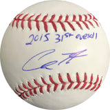 Chris Shaw signed baseball BAS Beckett San Francisco Giants autographed