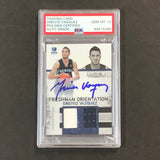 2010-11 Panini Rookies & Stars #26 Greivis Vasquez Signed Relic Card AUTO 10 PSA Slabbed Grizzlies