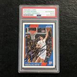 2016-17 NBA Hoops #132 Steven Adams Signed Card Auto PSA/DNA Slabbed Thunder