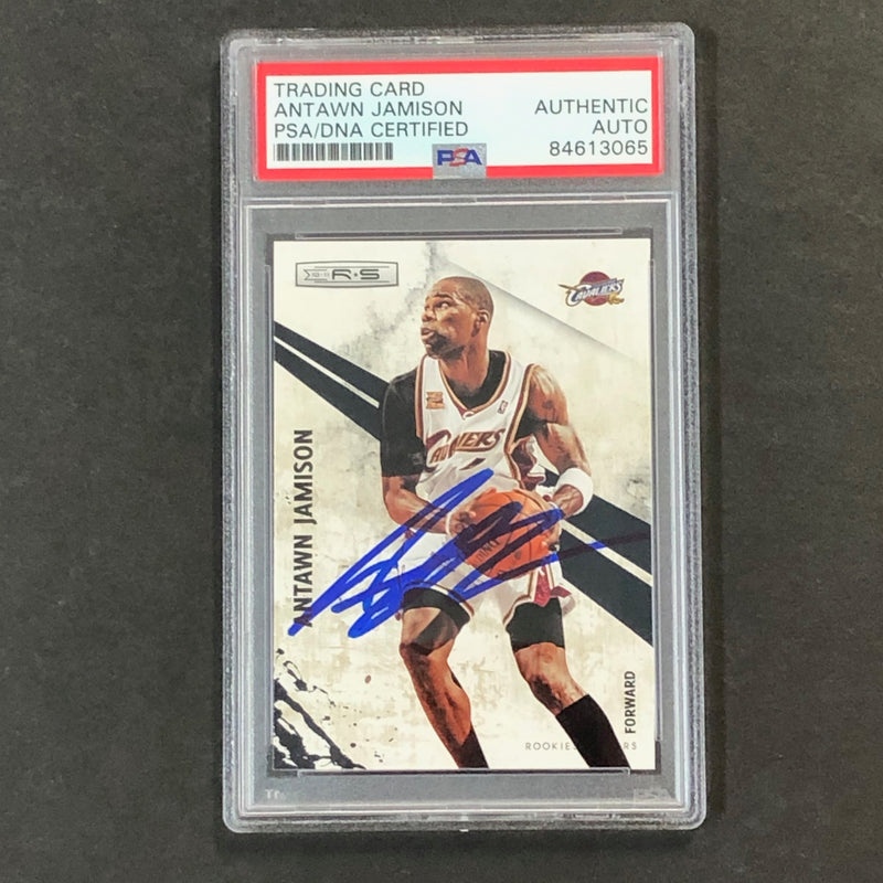 2010-11 Panini Rookies & Stars #21 Antawn Jamison Signed Card AUTO PSA Slabbed Cavaliers