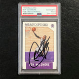 2015-16 NBA Hoops #215 Ben McLemore Signed Card AUTO PSA Slabbed Kings