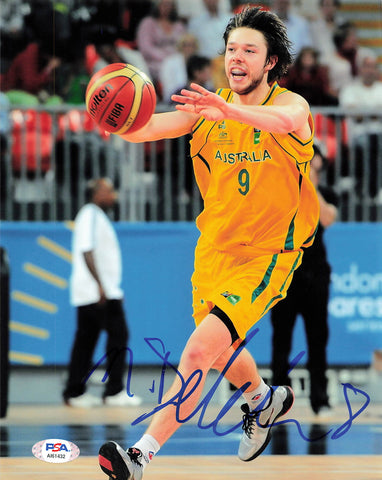 Mathew Dellavedova signed 8x10 photo PSA/DNA Australia Cleveland Cavaliers Autographed