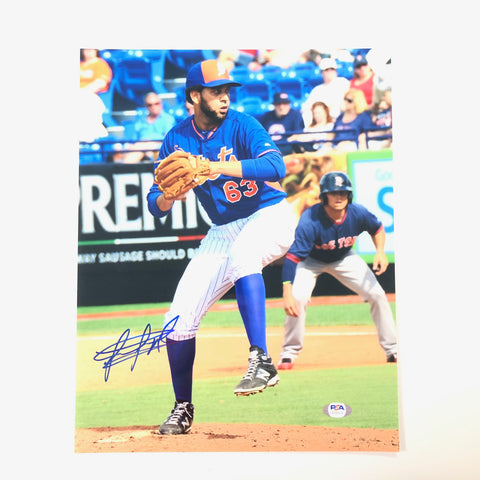 Gabriel Ynoa signed 11x14 photo PSA/DNA New York Mets Autographed