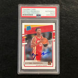 2020-21 Donruss Rated Rookie #228 Onyeka Okongwu signed AUTO Card PSA/DNA Slabbed RC Hawks