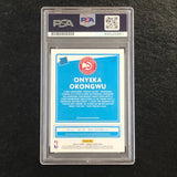 2020-21 Donruss Rated Rookie #228 Onyeka Okongwu signed AUTO Card PSA/DNA Slabbed RC Hawks