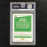 2020-21 Panini Donruss #126 Malik Beasley Signed Card AUTO PSA/DNA Slabbed Timberwolves