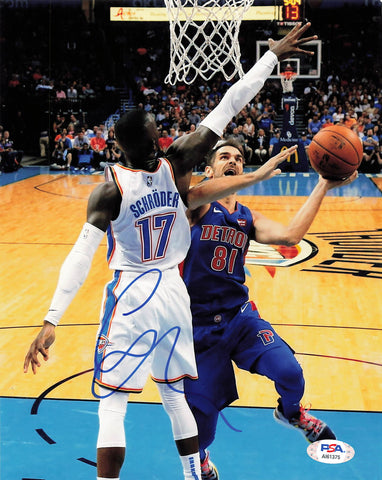Jose Calderon signed 8x10 photo PSA/DNA Detroit Pistons Autographed