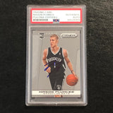 2013-14 Panini Prizm #288 Mason Plumlee Signed Card AUTO PSA Slabbed RC Nets