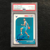 2019-20 NBA Hoops #229 Cody Martin Signed Card AUTO PSA/DNA Slabbed RC Hornets