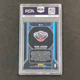 2017-18 NBA Hoops Faces of the Future #14 Frank Jackson Signed Card AUTO 10 PSA Slabbed Pelicans