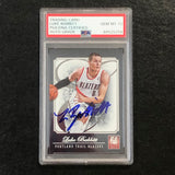 2012-13 Elite Basketball #23 Luke Babbitt Signed Card AUTO 10 PSA Slabbed Portland Trail Blazers