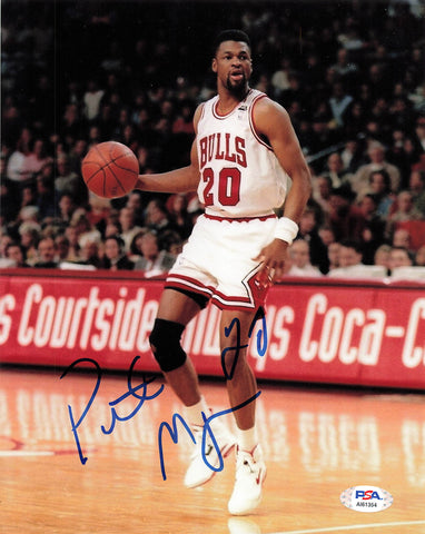 Pete Myers signed 8x10 photo PSA/DNA Chicago Bulls Autographed