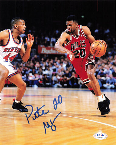 Pete Myers signed 8x10 photo PSA/DNA Chicago Bulls Autographed