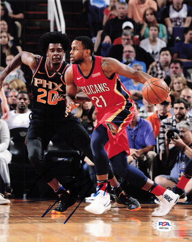 DARIUS MILLER signed 8x10 photo PSA/DNA New Orleans Pelicans Autographed