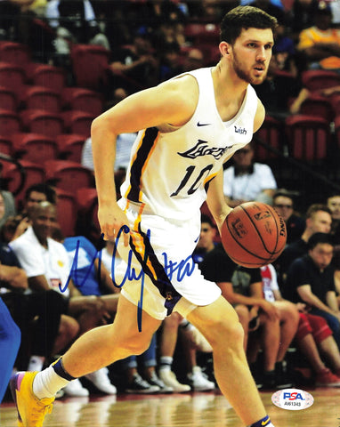 Sviatoslav Svi Mykhailiuk signed 8x10 photo PSA/DNA Autographed Los Angels Lakers