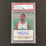 2012-13 Panini Prestige Prestigious Picks #66 Fab Melo Signed Card AUTO 10 PSA Slabbed Celtics