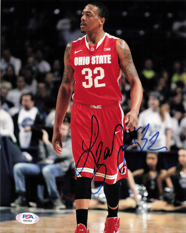 LENZELLE SMITH JR. signed 8x10 Photo PSA/DNA Ohio State Autographed