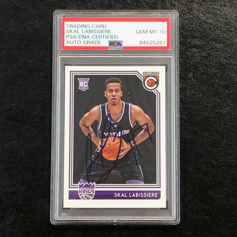 2016 Panini Complete #153 Skal Labissiere Signed Card AUTO 10 PSA Slabbed RC Kings