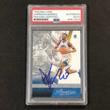 2014 Panini Prestige #130 Harrison Barnes Signed Card AUTO PSA Slabbed Warriors