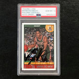 2013-14 NBA Hoops #159 Brandon Knight Signed Card AUTO 10 PSA Slabbed Bucks