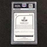 2019-20 NBA Hoops Winter #220 Nassir Little Signed Rookie Card AUTO PSA Slabbed RC Blazers