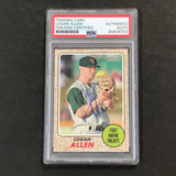 2017 Topps Heritage Minors #85 Logan Allen Signed Card PSA Slabbed Auto Padres