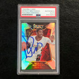 2014-15 Panini Select Silver #80 Wesley Matthews Signed Card AUTO PSA Slabbed Trail Blazers