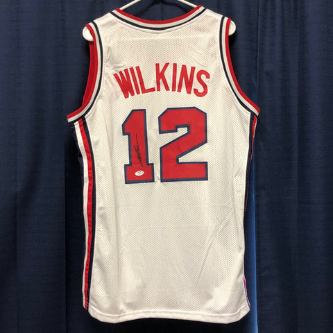 Dominique Wilkins signed jersey PSA/DNA TEAM USA Autographed HAWKS