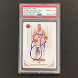 2014-15 Panini Excalibur #14 Jonas Valanciunas Signed Card AUTO 10 PSA Slabbed Toronto Raptors