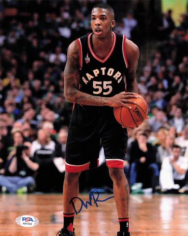 Delon Wright signed 8x10 photo PSA/DNA Toronto Raptors