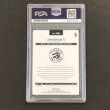 2016-17 NBA Hoops #269 Jakob Poeltl Signed Card AUTO 10 PSA Slabbed RC Raptors
