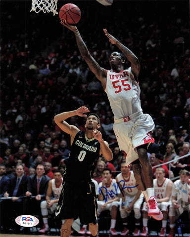 Delon Wright signed 8x10 photo PSA/DNA Utah Utes Autographed Mavericks