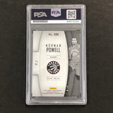 2015-16 Panini Threads #220 Norman Powell Signed Card AUTO 10 PSA Slabbed RC Raptors