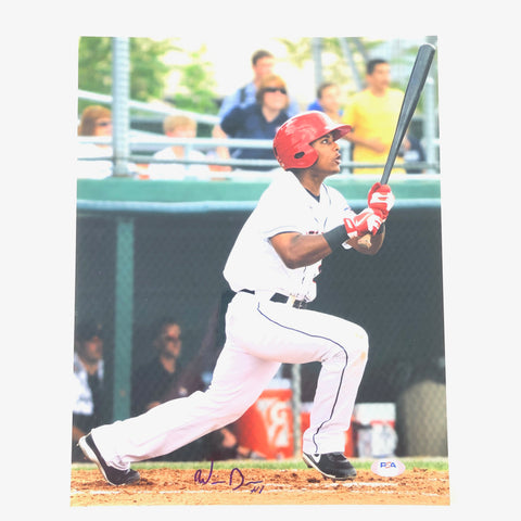 Wilmer Difo signed 11x14 Photo PSA/DNA Washington Nationals autographed